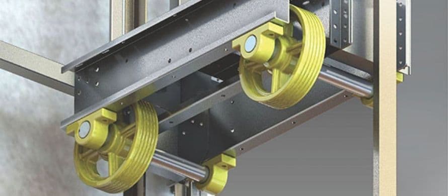 important points about traction elevators without engine room