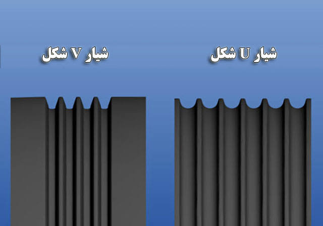 نمونه شیار فلکه کششی